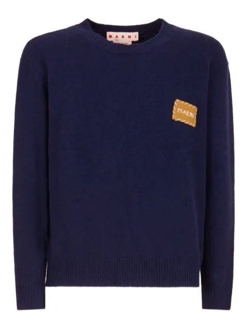 Marni cashmere sweater with patch