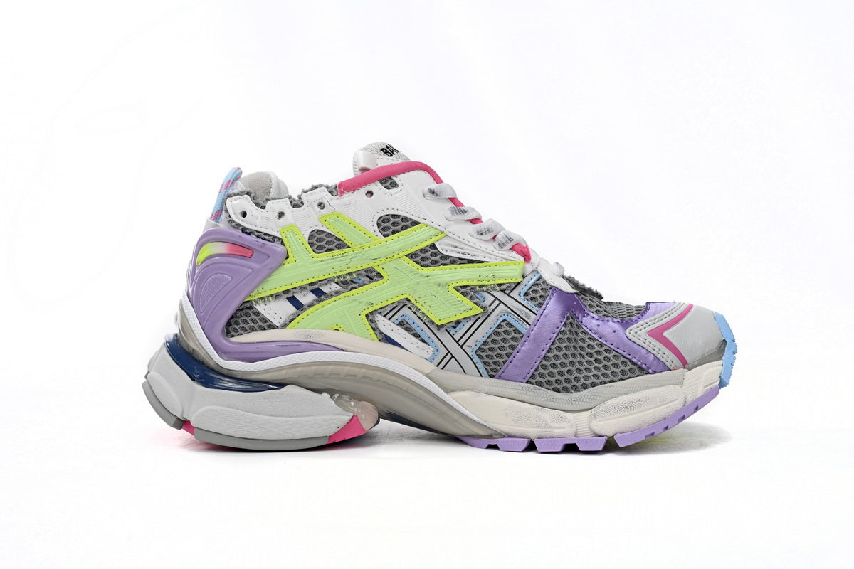Balenciaga Runner White Yellow Purple 677402 W3RH5 0308