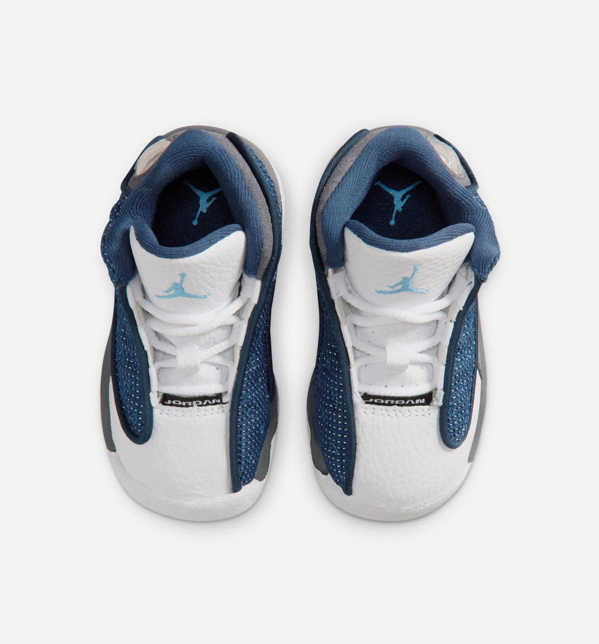 Air Jordan 13 Retro Navy & Flint Grey Infant/Toddler Lifestyle Shoes - Navy/University Blue/Flint Grey/White
